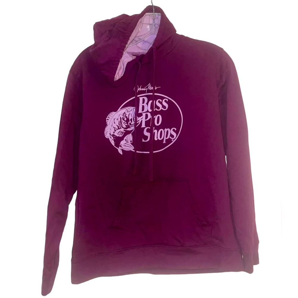 Bass Pro Shops Pullover Hoodie Purple Womens  Small(40)”